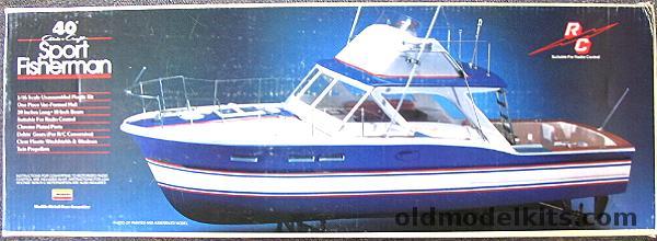 Lindberg 1/16 40' Chris Craft Sport Fisherman for Remote Control, 811 plastic model kit